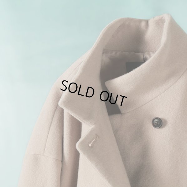 画像3: mizuiroind / ミズイロインド スタンドカラーウールコート (3)