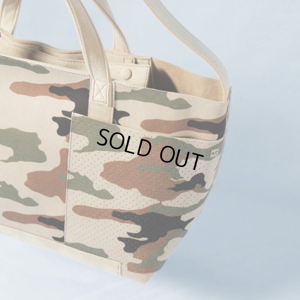 画像4: MNNG / エムエヌエヌジー スタックトート midium camo (4)