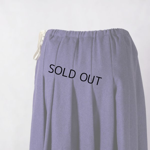 画像7: ina / イナ ウエスト外紐付きタックスカート (7)