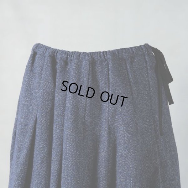 画像2: ina / イナ 綿ツイードタックスカート (2)