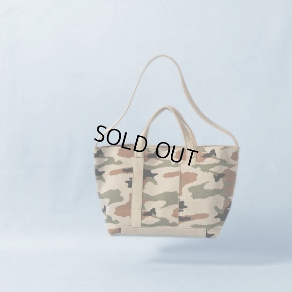 画像3: MNNG / エムエヌエヌジー スタックトート midium camo (3)