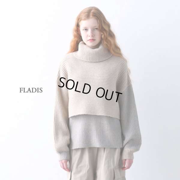 画像6: KELEN / ケレン レイヤードニットトップス FLADIS (6)