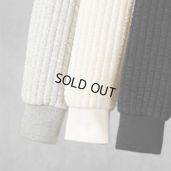 画像10: grin / グリン ストライプキルト モックネックプルオーバー (10)