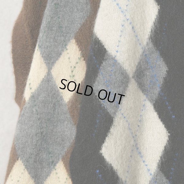 画像11: MidiUmi / ミディウミ アーガイルタートルネックベスト (11)