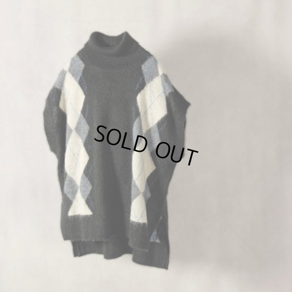 画像10: MidiUmi / ミディウミ アーガイルタートルネックベスト (10)