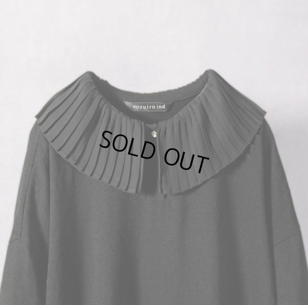 画像2: mizuiroind / ミズイロインド プリーツカラーワンピース (2)