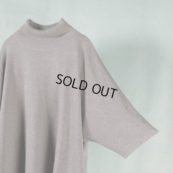 画像4: mizuiroind / ミズイロインド ポンチョライク ハイネックプルオーバー (4)