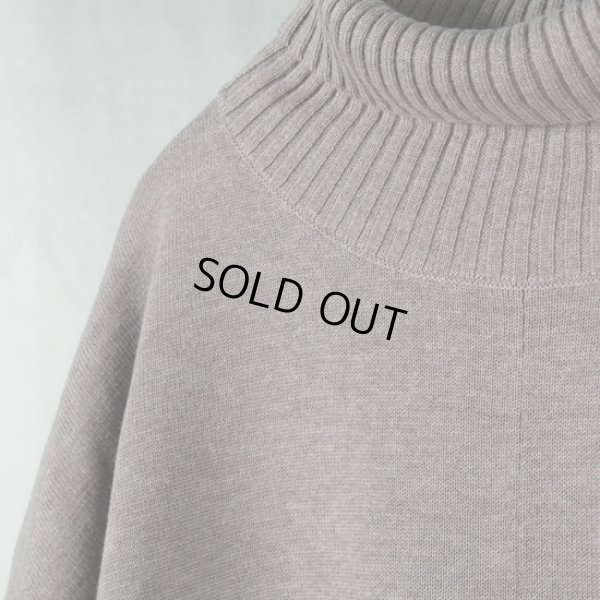 画像3: mizuiroind / ミズイロインド ポンチョライク ハイネックプルオーバー (3)