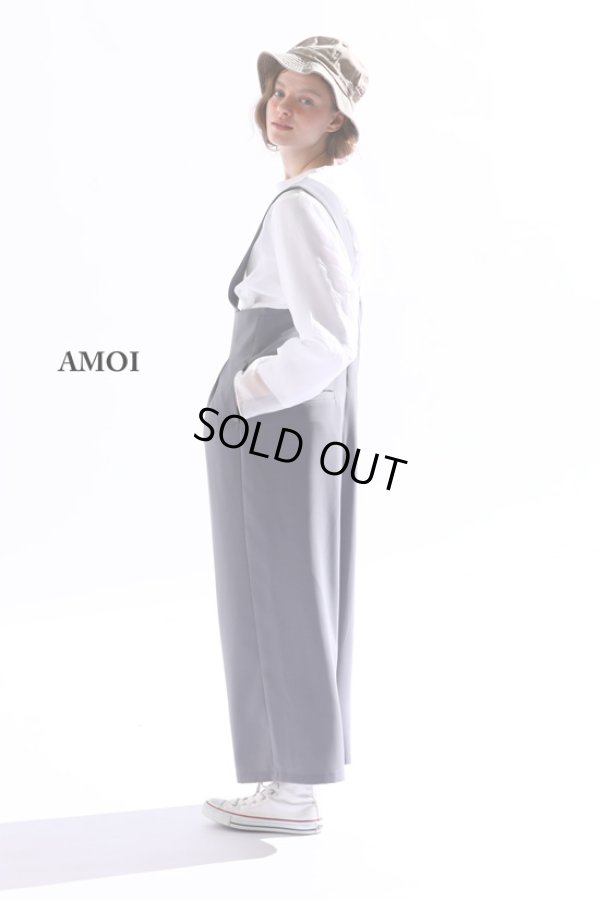 画像2: KELEN / ケレン ワイドデザインオーバーオール AMOI (2)