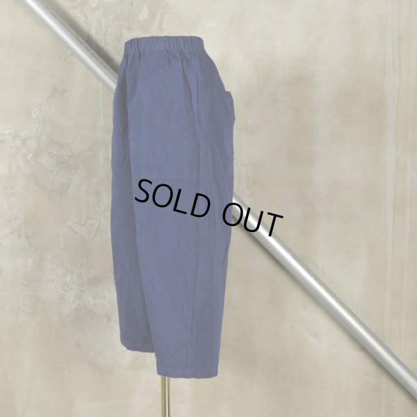 画像4: prit / プリット コットンリネン交織高密度ウェザー 8分丈コクーンパンツ (4)