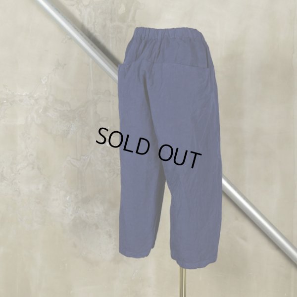 画像6: prit / プリット コットンリネン交織高密度ウェザー 8分丈コクーンパンツ (6)