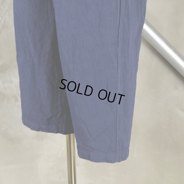 画像5: prit / プリット コットンリネン交織高密度ウェザー 8分丈コクーンパンツ (5)