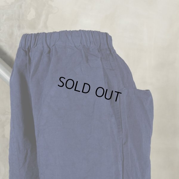 画像3: prit / プリット コットンリネン交織高密度ウェザー 8分丈コクーンパンツ (3)