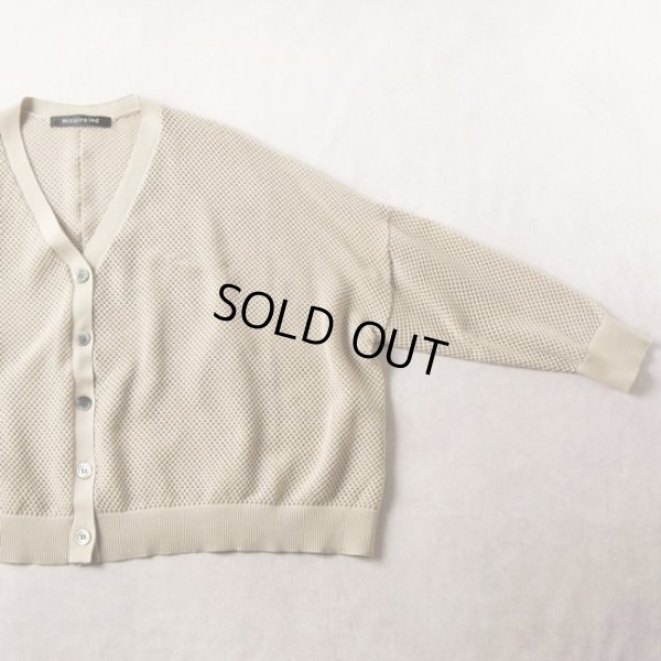 画像5: mizuiroind / ミズイロインド メッシュパターンワイドカーディガン (5)