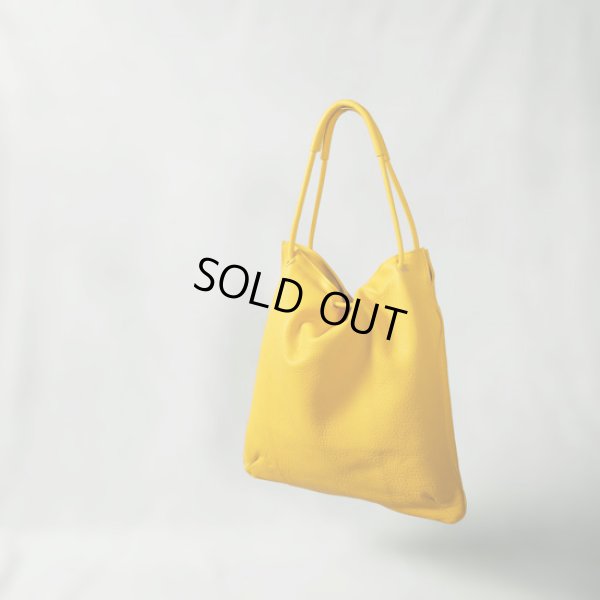 画像4: mononogu / もののぐ ダブルループトートバッグ シュリンクレザー (4)