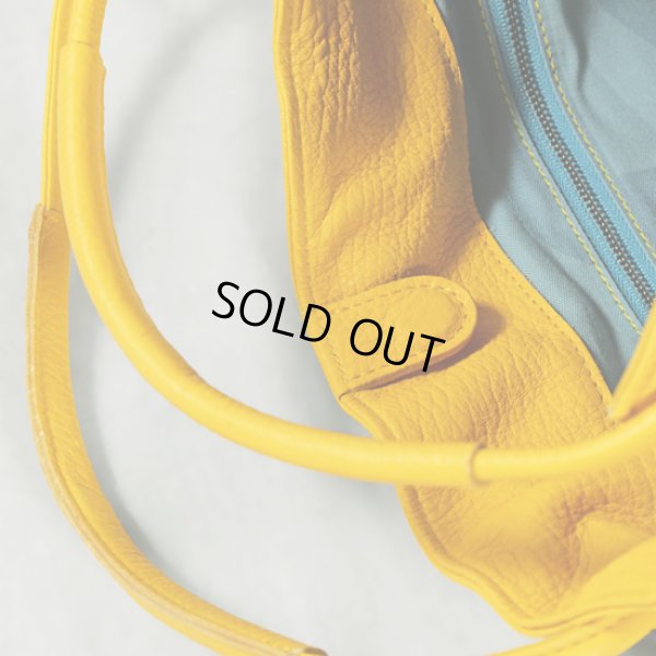 画像8: mononogu / もののぐ ダブルループトートバッグ シュリンクレザー (8)