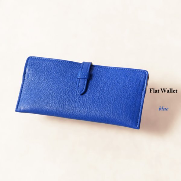 画像2: mononogu / もののぐ フラットウォレット ヤギ革 (2)