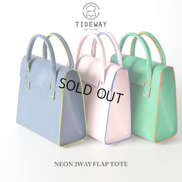 画像1: TIDEWAY / タイドウェイ NEON 2WAY FLAP TOTE (1)