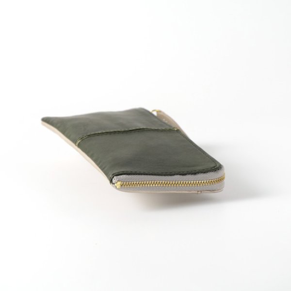 画像4: BAGGYPORT / バギーポート フルクロームツートン L字ファスナー長財布 (4)