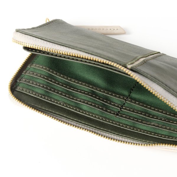 画像7: BAGGYPORT / バギーポート フルクロームツートン L字ファスナー長財布 (7)