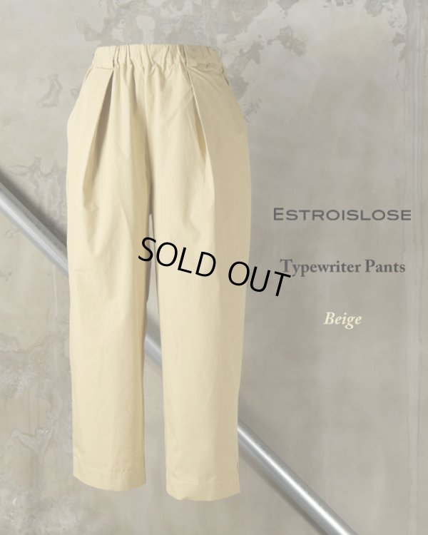 画像2: ESTROISLOSE / エストゥロワルーズ タイプライターパンツ (2)