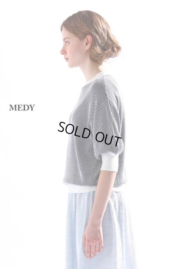 画像5: KELEN / ケレン バイカラーメッシュニットトップス MEDY (5)