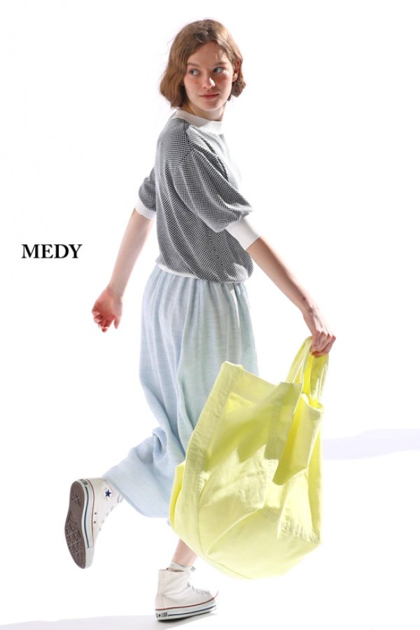 画像10: KELEN / ケレン バイカラーメッシュニットトップス MEDY (10)