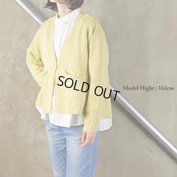 画像14: tumugu / ツムグ リネンコットンニットカーディガン (14)