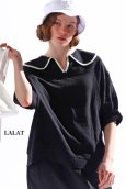 画像3: KELEN / ケレン ラウンドカラーデザイントップス LALAT (3)
