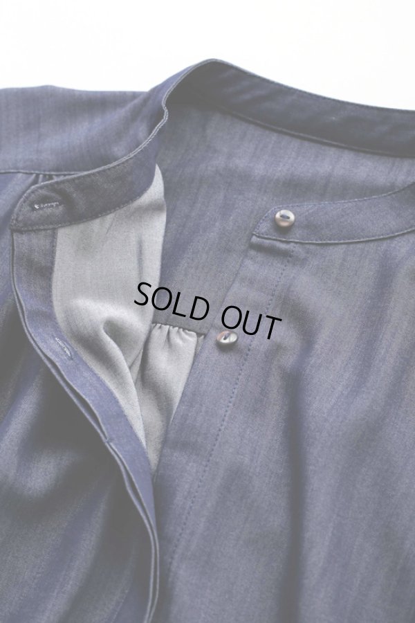 画像13: KELEN / ケレン シャンブレーバンドカラーブラウス LEEPI (13)