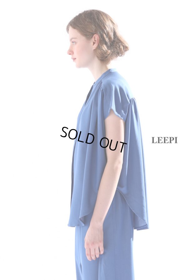 画像6: KELEN / ケレン シャンブレーバンドカラーブラウス LEEPI (6)