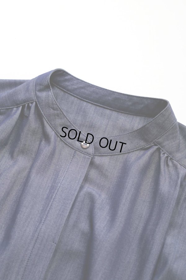 画像12: KELEN / ケレン シャンブレーバンドカラーブラウス LEEPI (12)