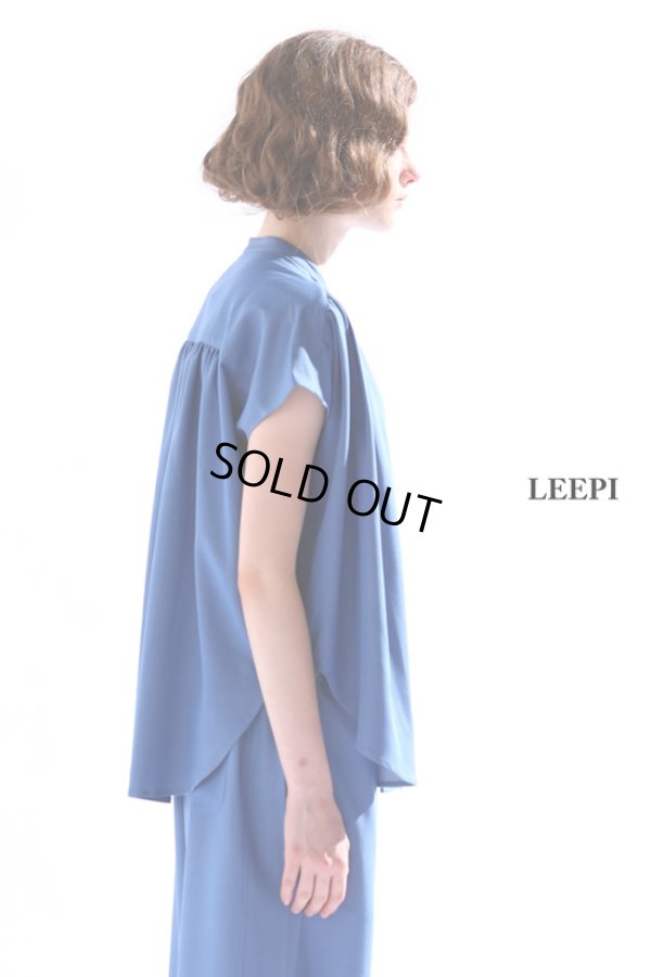 画像8: KELEN / ケレン シャンブレーバンドカラーブラウス LEEPI (8)