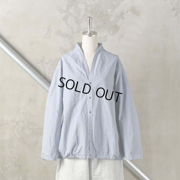 画像9: prit / プリット コットンラミーシーチング近江晒加工 裾ゴムカーディガン (9)