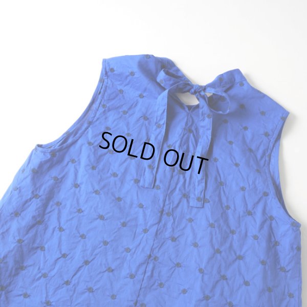 画像7: MidiUmi / ミディウミ ドット刺しゅう ショートシャツ (7)