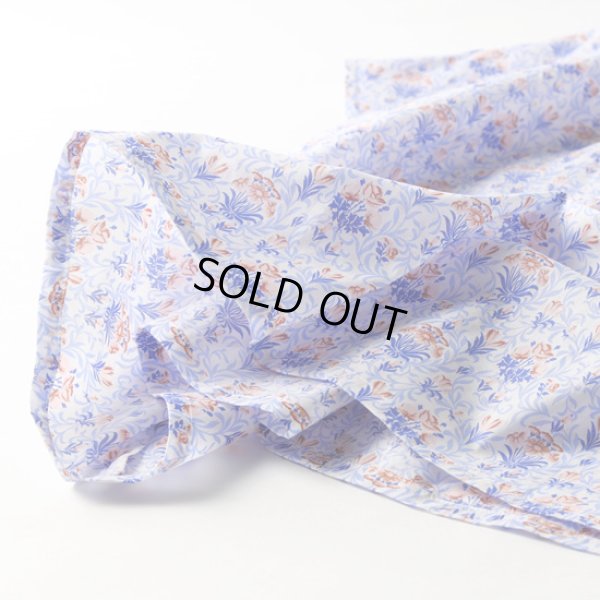 画像7: sosotto / ソソット リバティプリント シャーリングカラーフレンチブラウス (7)