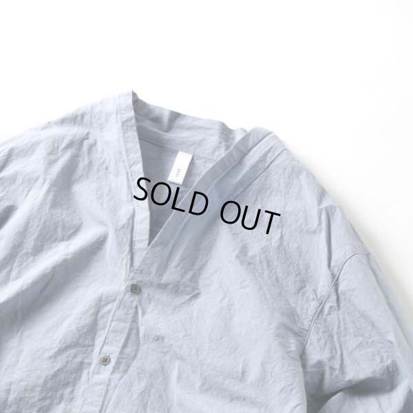 画像3: prit / プリット コットンラミーシーチング近江晒加工 裾ゴムカーディガン (3)