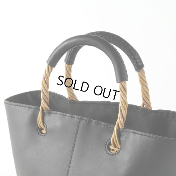 画像5: TIDEWAY / タイドウェイ ARUROG×LEATHER BASKET TOTE (5)