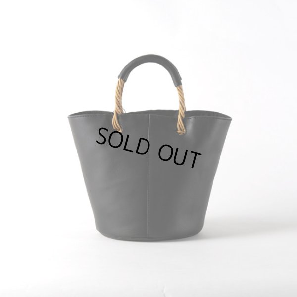 画像2: TIDEWAY / タイドウェイ ARUROG×LEATHER BASKET TOTE (2)