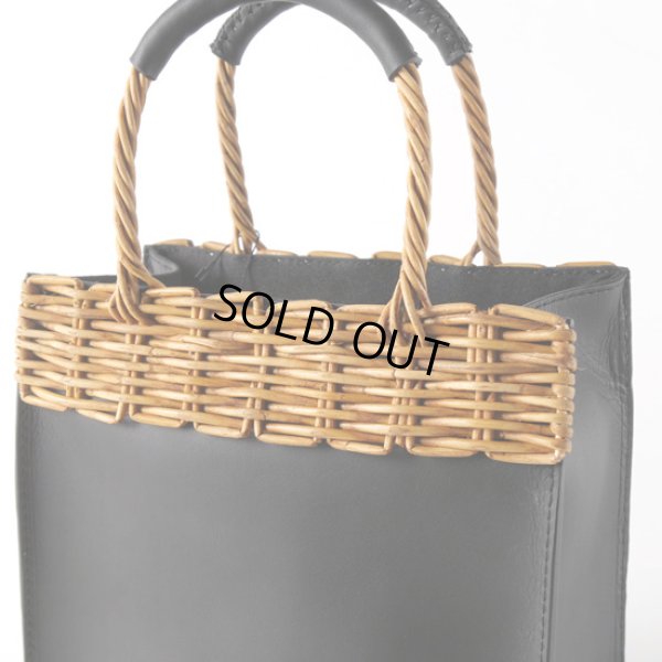 画像4: TIDEWAY / タイドウェイ ARAROG×LEATHER HANDLE SQUARE TOTE (4)