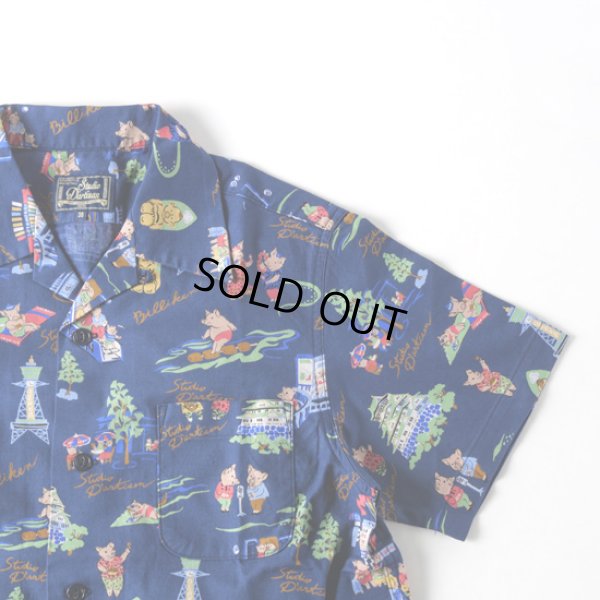 画像4: STUDIOD'ARTISAN / ステュディオダルチザン ビリケンアロハシャツ (4)