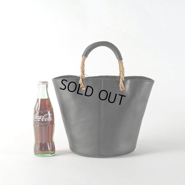 画像8: TIDEWAY / タイドウェイ ARUROG×LEATHER BASKET TOTE (8)