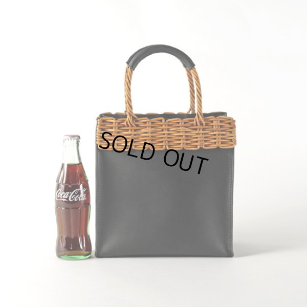 画像9: TIDEWAY / タイドウェイ ARAROG×LEATHER HANDLE SQUARE TOTE (9)