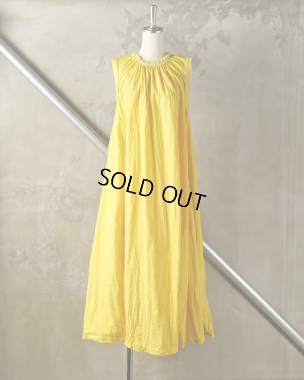 画像6: grin / グリン 天竺×布帛 リンクルワンピース (6)