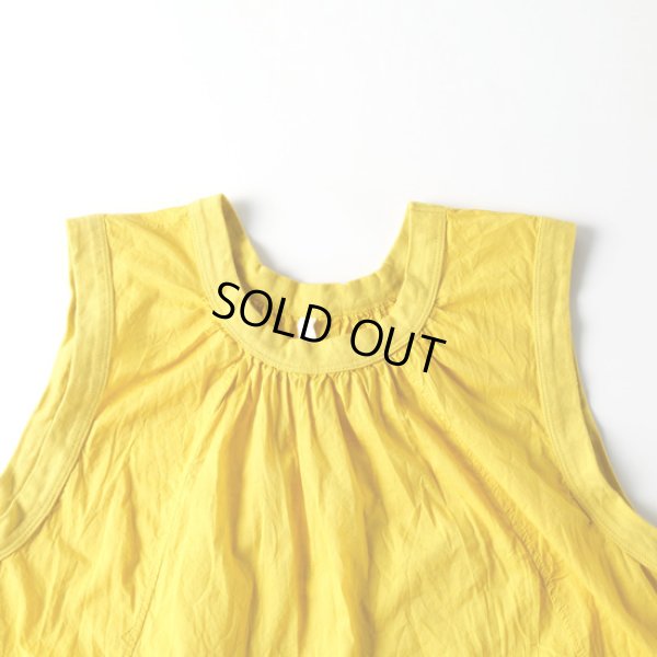 画像2: grin / グリン 天竺×布帛 リンクルワンピース (2)