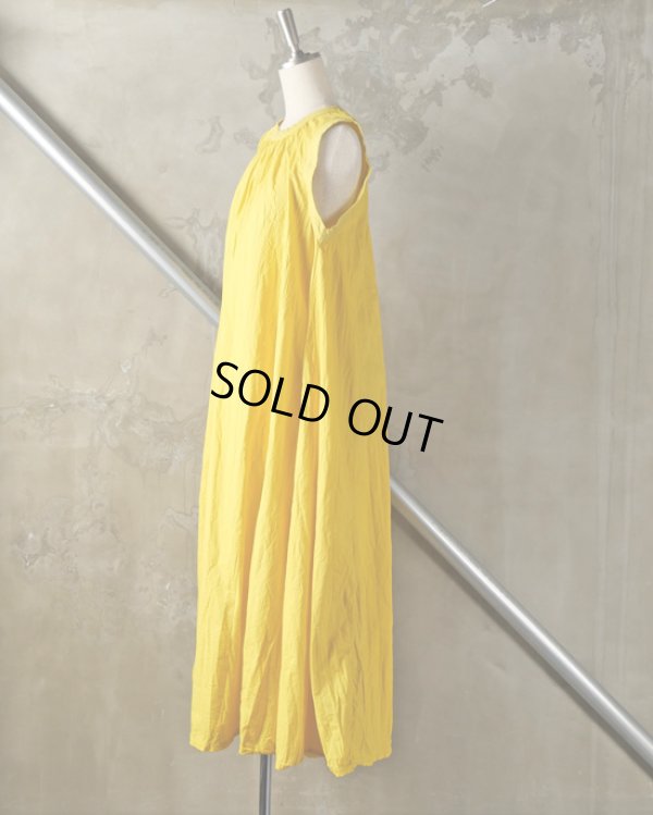 画像7: grin / グリン 天竺×布帛 リンクルワンピース (7)