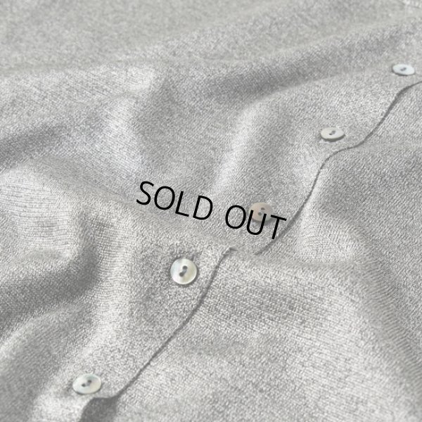 画像4: mizuiroind / ミズイロインド ショートクルーネック ラメミックスカーディガン (4)