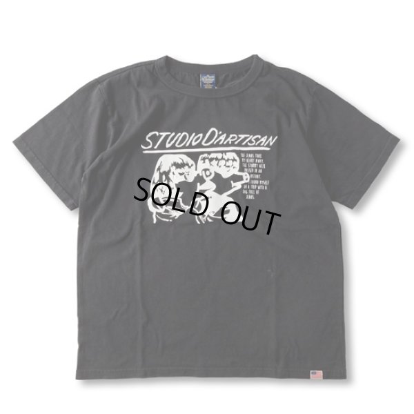 画像9: STUDIOD'ARTISAN / ステュディオダルチザン USAコットンプリントTシャツ (9)