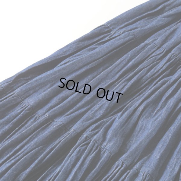 画像4: Rockmount / ロックマウント ティアードスカート denim (4)