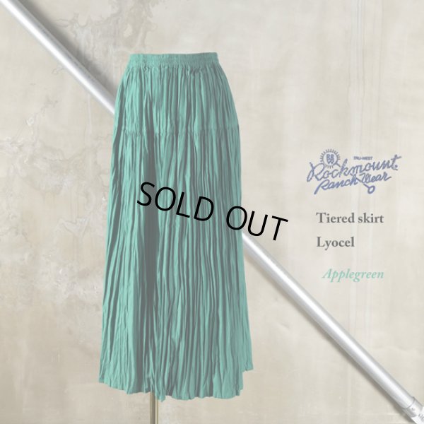 画像2: Rockmount / ロックマウント ティアードスカート lyocell (2)